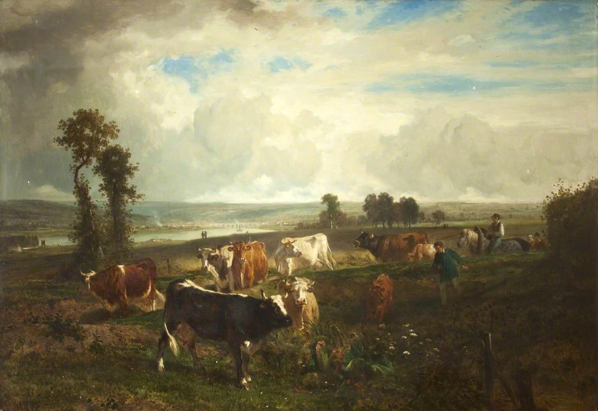 Paesaggio, le alture di Suresnes - Towneley Hall Art Gallery and Museum, Burnle
